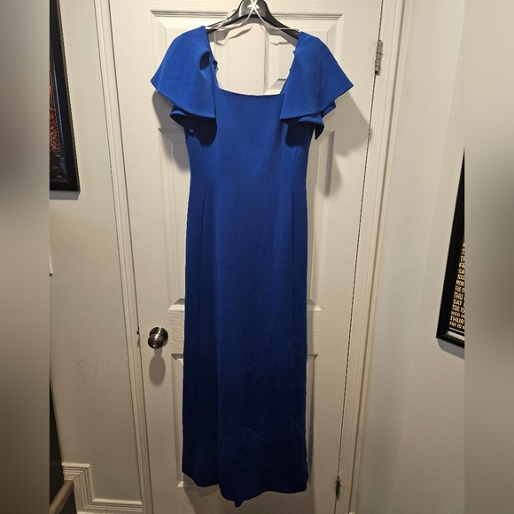 NWOT Carla Ruiz dress. US 10. Royal Blue - Picture 3 of 7